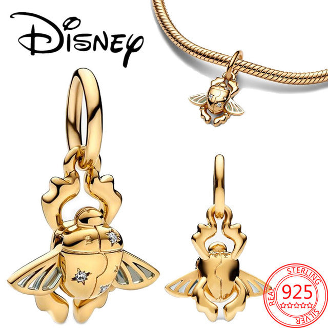 Berloque Besouro da Sorte Prata 925 - Lavanda Lilac - Lavanda Lilac