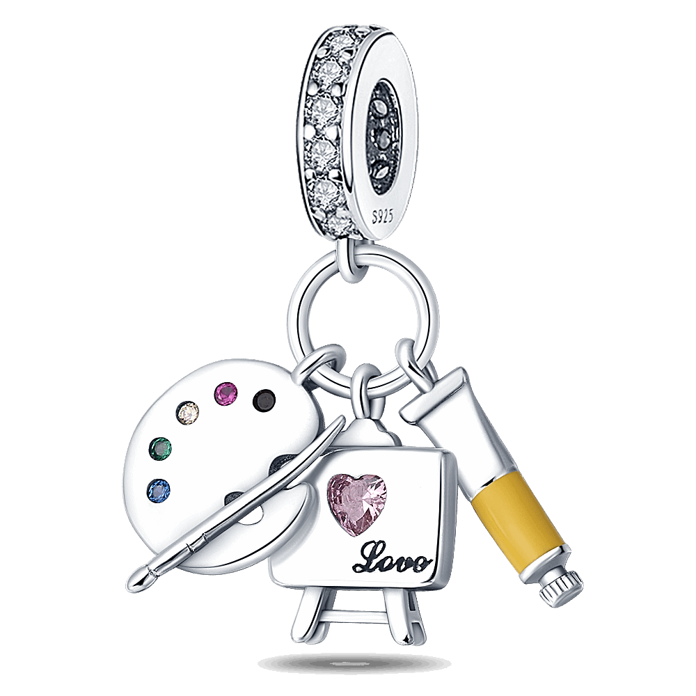 Berloque Artista Prata 925 - Lavanda Lilac - Lavanda Lilac