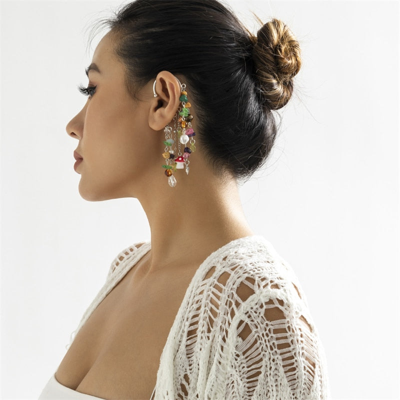 Brinco Earcuff Bohemia - Lavanda Lilac - Lavanda Lilac
