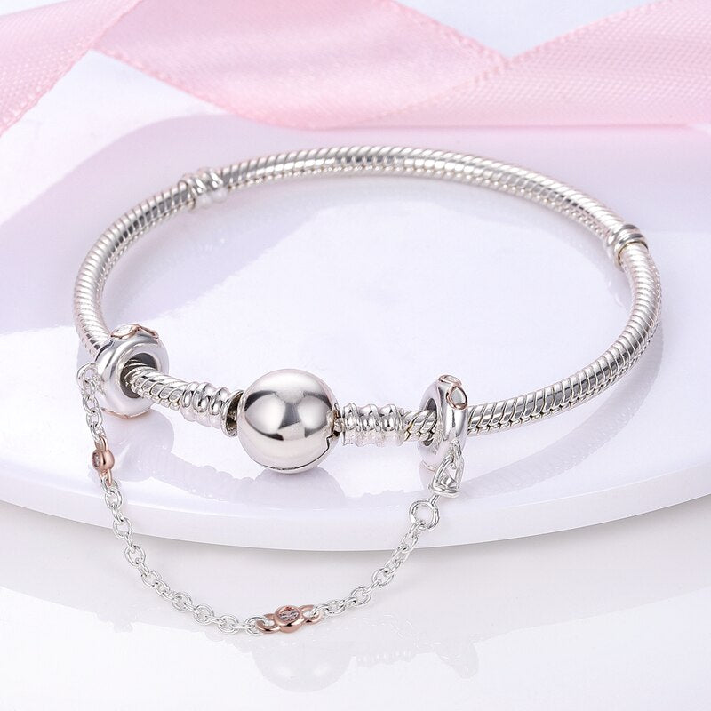 Berloque Corrente Infinito Prata 925 - Coleção Meu Amor - Lavanda Lilac - Lavanda Lilac