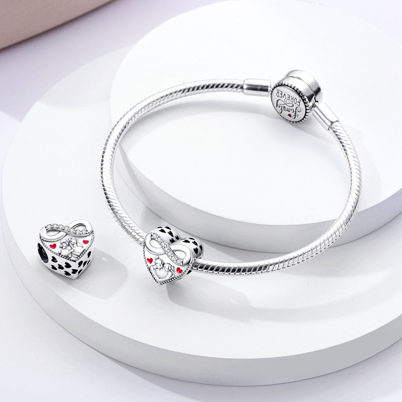 Berloque Amor Eterno Prata 925 - Coleção Meu Amor - Lavanda Lilac - Lavanda Lilac