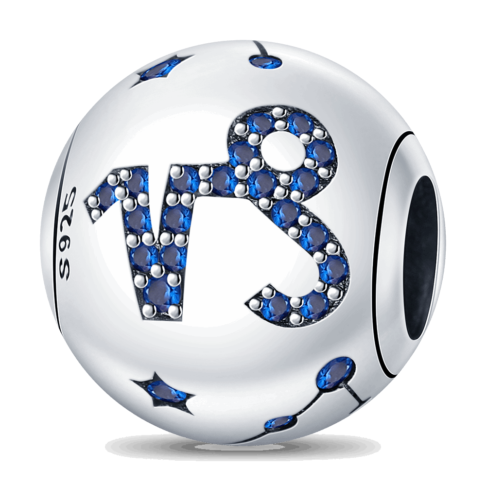 Berloque Capricórnio Prata 925 - Lavanda Lilac - Lavanda Lilac