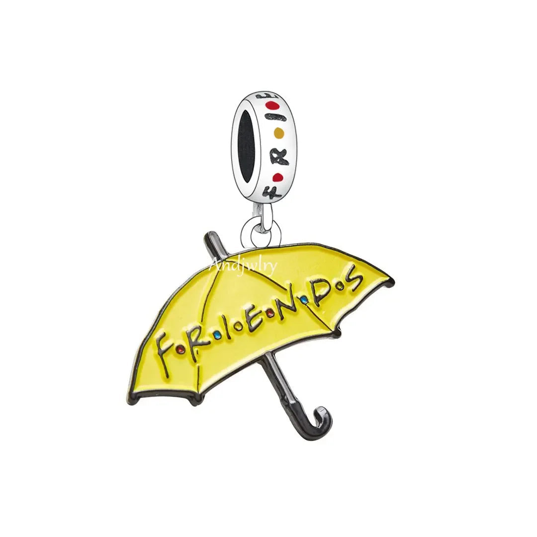 Berloque Friends Guarda Chuva Amarelo - Lavanda Lilac