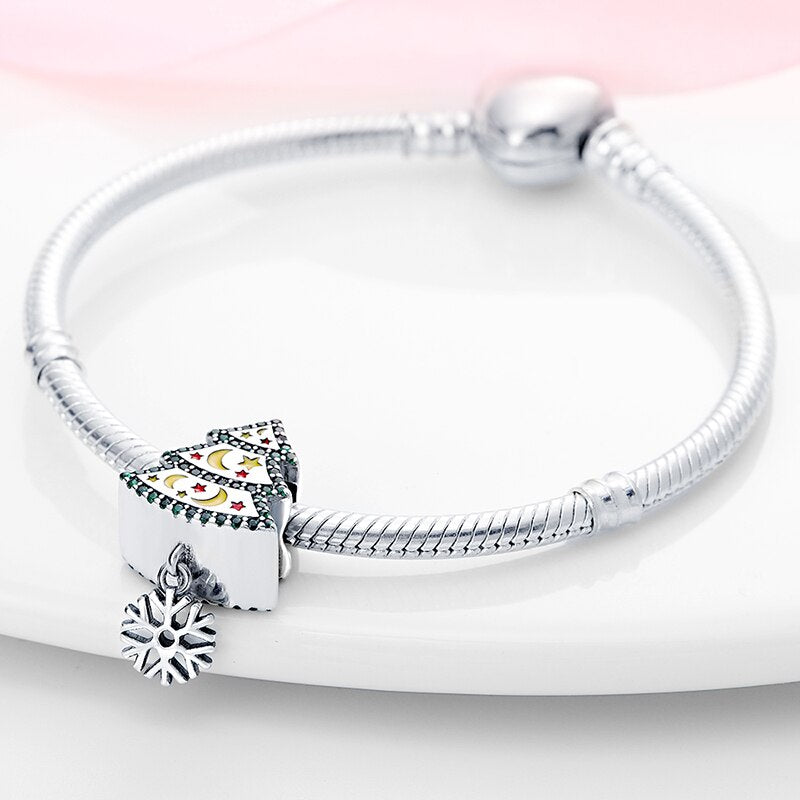 Berloque Árvore Natal Prata 925 - Lavanda Lilac - Lavanda Lilac