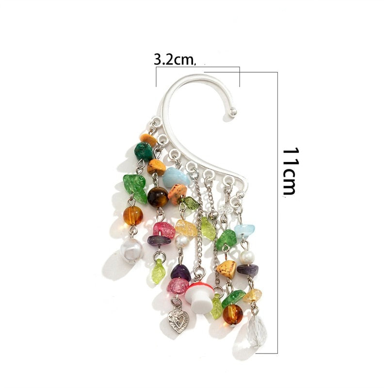 Brinco Earcuff Bohemia - Lavanda Lilac - Lavanda Lilac