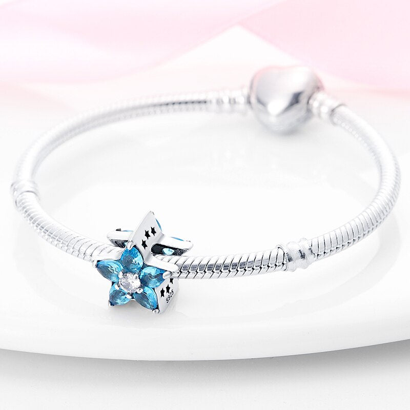 Berloque Estrela Azul Prata 925 - Lavanda Lilac - Lavanda Lilac