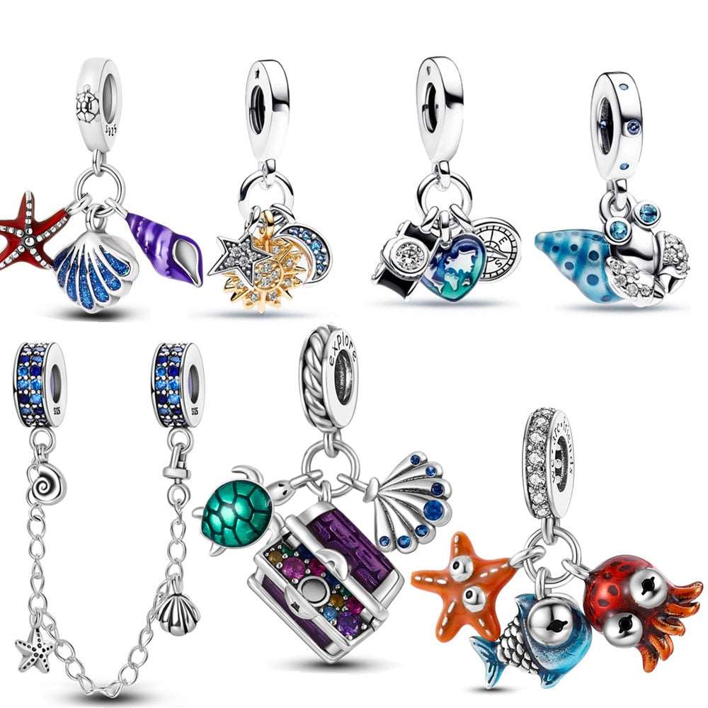 Berloque Amigos da Praia Prata 925 - Lavanda Lilac - Lavanda Lilac