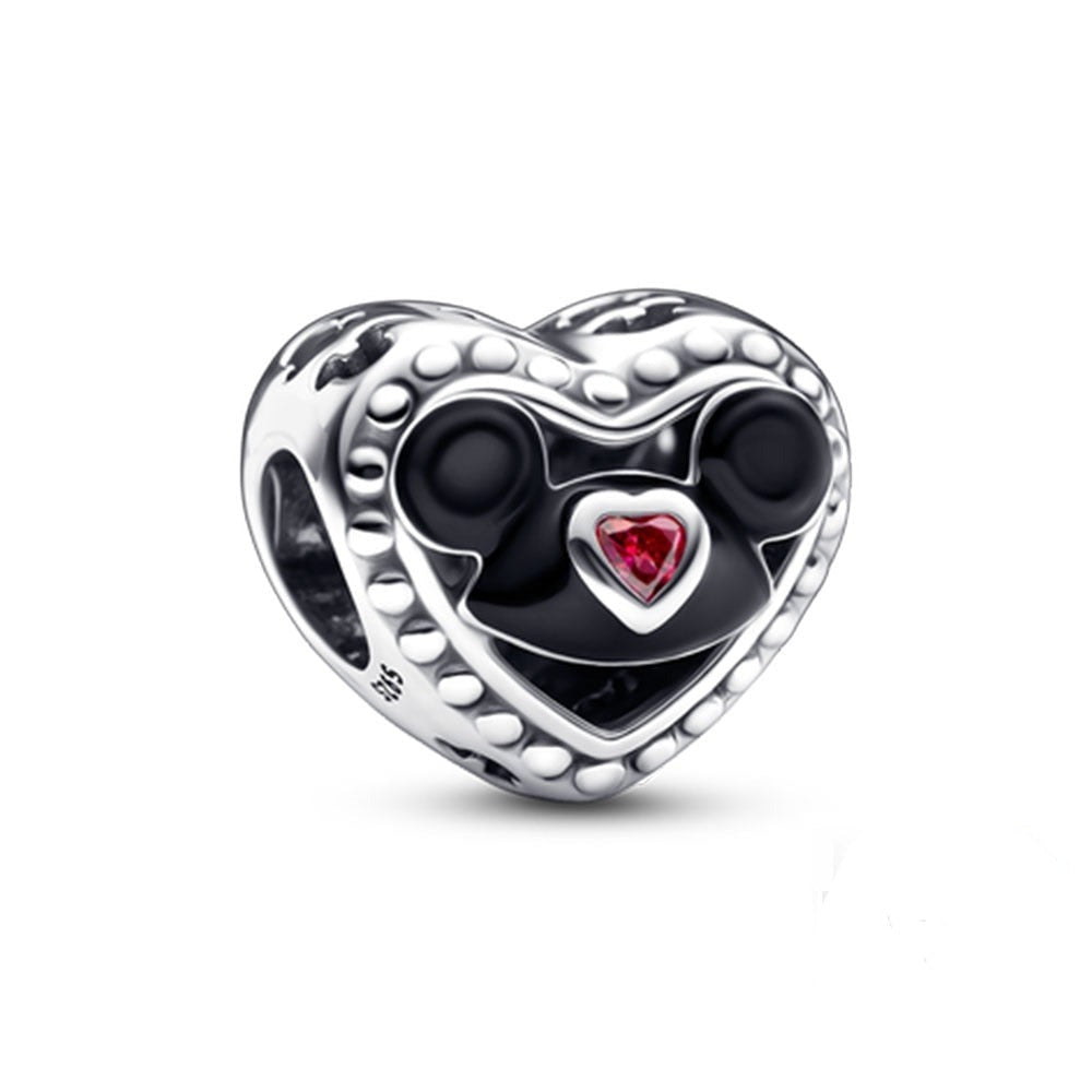 Berloque Love Mickey Prata 925 - Lavanda Lilac - Lavanda Lilac