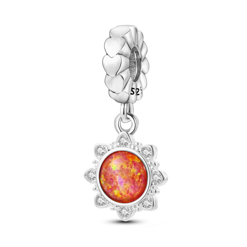 Berloque Solar Prata 925 - Lavanda Lilac - Lavanda Lilac