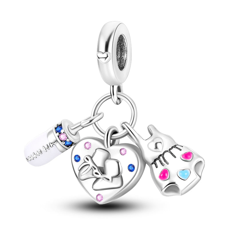 Berloque Baby Prata 925 - Lavanda Lilac - Lavanda Lilac