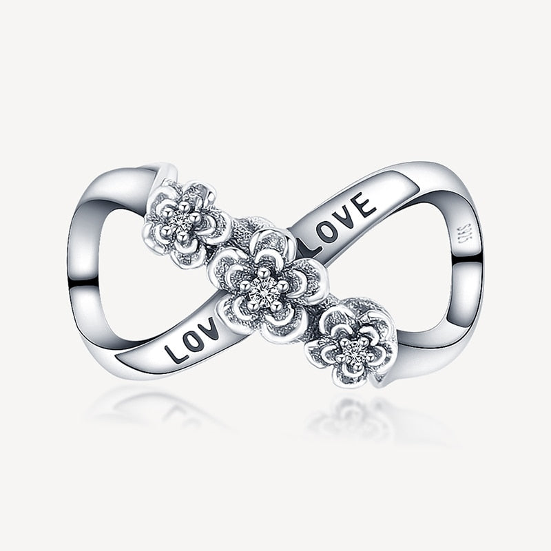 Berloque Amor Infinito Prata 925 - Lavanda Lilac - Lavanda Lilac