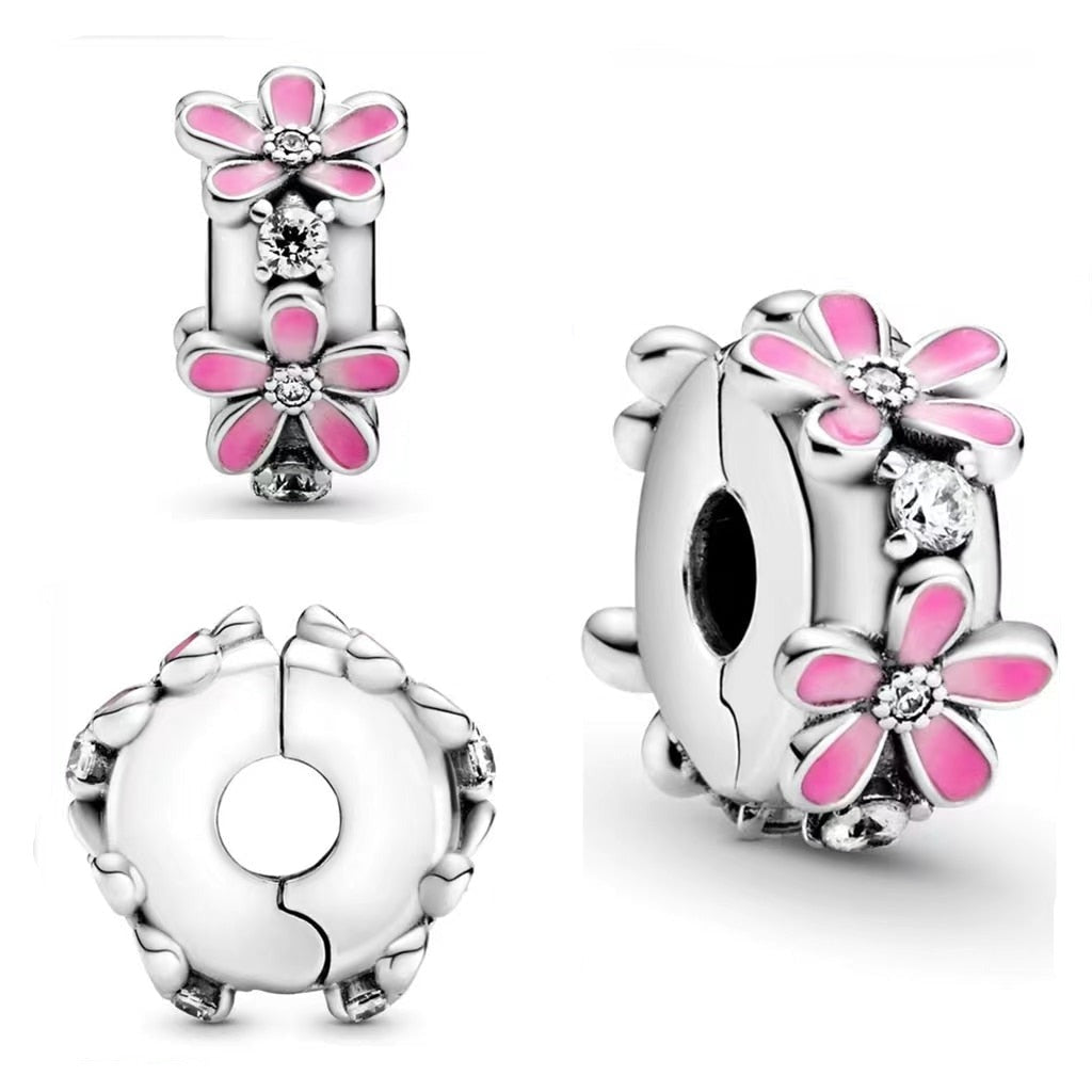 Berloque Florzinhas Prata 925 - Lavanda Lilac - Lavanda Lilac