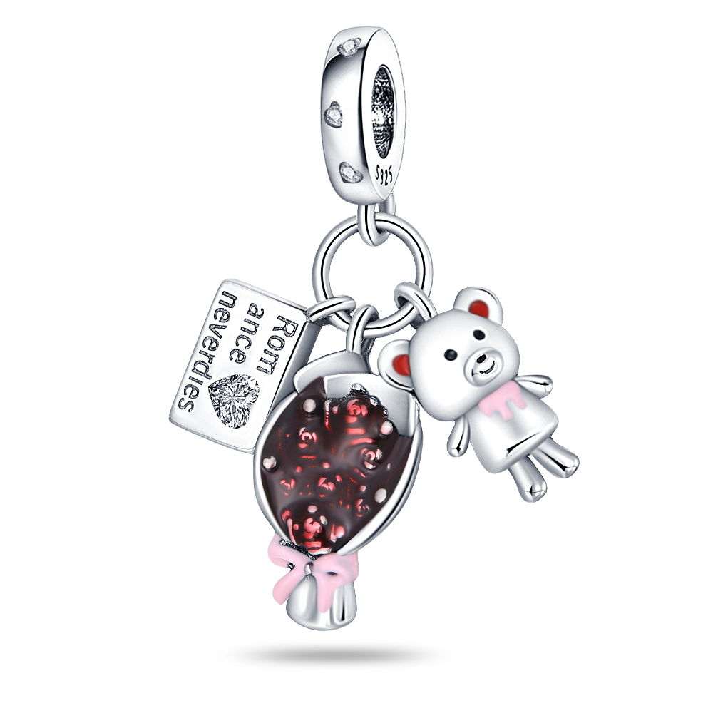 Berloque Romance Prata 925 - Lavanda Lilac - Lavanda Lilac