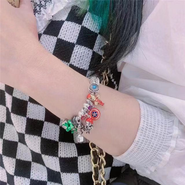 Berloque Capitão América Prata 925 - Lavanda Lilac