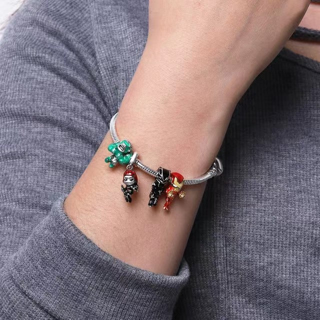 Berloque Pantera Negra Prata 925 - Lavanda Lilac - Lavanda Lilac