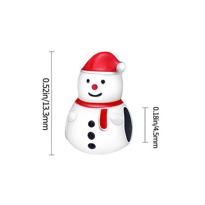 Berloque Boneco de Neve Natal Prata 925 - Lavanda Lilac - Lavanda Lilac