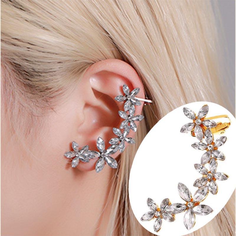 Brinco Earcuff Flores - Lavanda Lilac - Lavanda Lilac