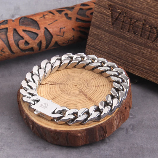 Bracelete Viking Aço Inoxidável