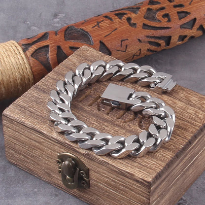 Bracelete Viking Aço Inoxidável