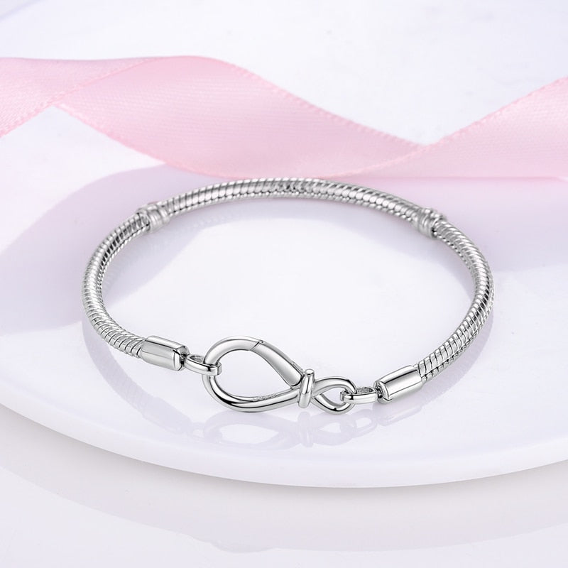 Pulseira Moments Eterno para Berloque Prata 925 - Lavanda Lilac - Lavanda Lilac