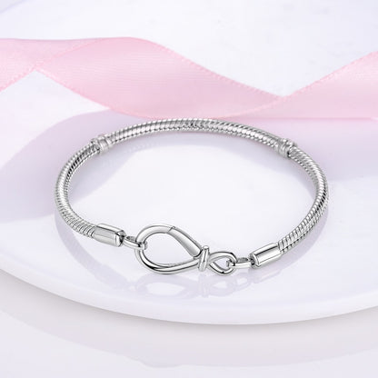 Pulseira Moments Eterno para Berloque Prata 925 - Lavanda Lilac - Lavanda Lilac