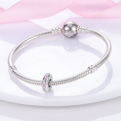 Berloque Separador Infinito Prata 925 - Coleção Meu Amor - Lavanda Lilac - Lavanda Lilac