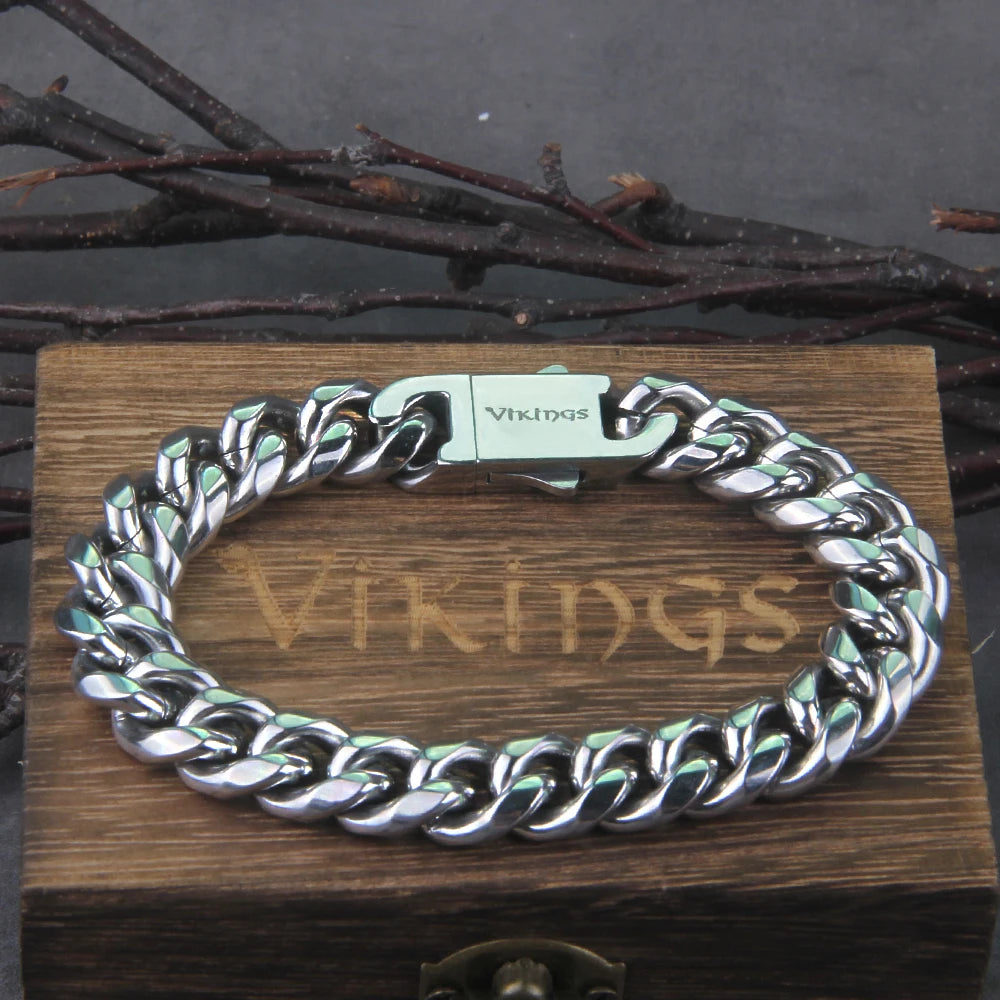 Bracelete Viking Aço Inoxidável