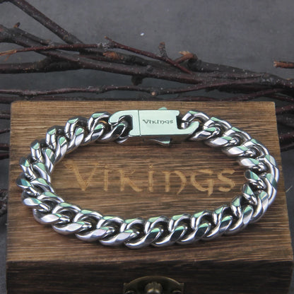 Bracelete Viking Aço Inoxidável