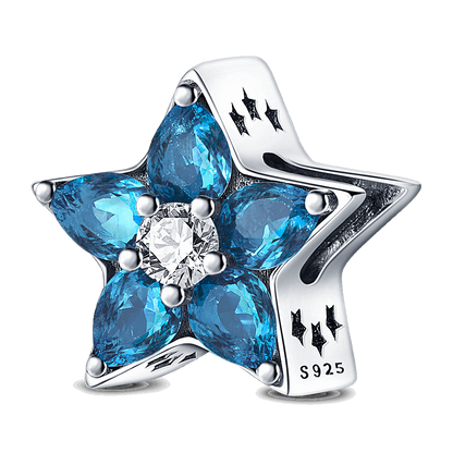 Berloque Estrela Azul Prata 925 - Lavanda Lilac - Lavanda Lilac