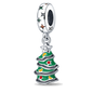 Berloque Árvore de Natal Prata 925 - Lavanda Lilac - Lavanda Lilac