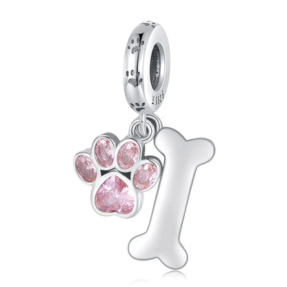 Berloque Amo Doguinho Prata 925 - Lavanda Lilac