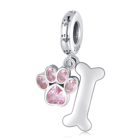 Berloque Amo Doguinho Prata 925 - Lavanda Lilac