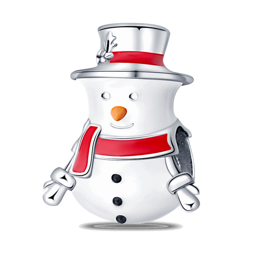 Berloque Boneco de neve Prata 925 - Lavanda Lilac - Lavanda Lilac