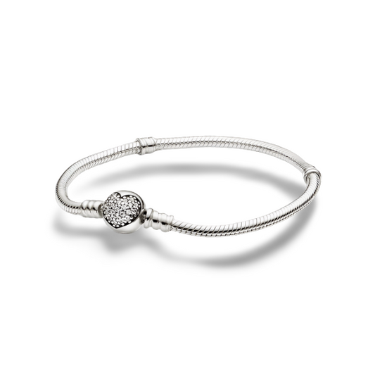 Pulseira Memory Heart para Berloques - Lavanda Lilac - Lavanda Lilac