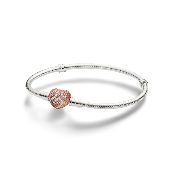 Pulseira Memory Coração Luxor para Berloques - Lavanda Lilac - Lavanda Lilac