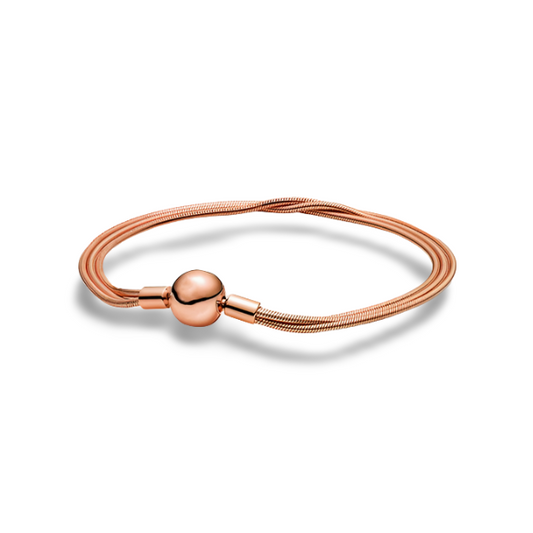 Pulseira Memory Rosé Mole para Berloques - Lavanda Lilac - Lavanda Lilac