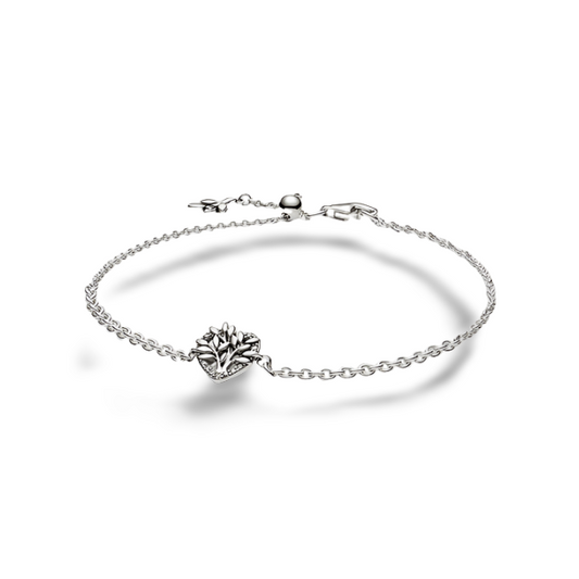 Pulseira Árvore da Vida para Berloques - Lavanda Lilac - Lavanda Lilac