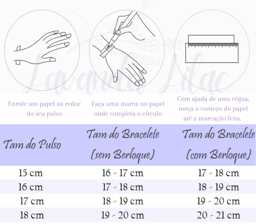 Pulseira Florzinhas para Berloques Prata 925 - Lavanda Lilac - Lavanda Lilac