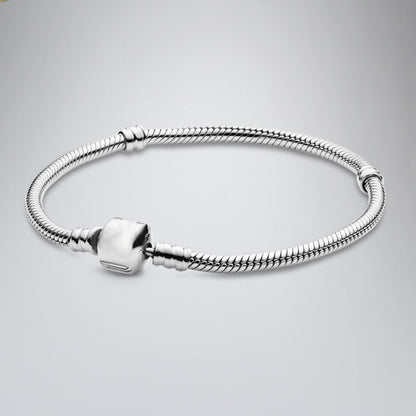 Pulseira Memory Prata para Berloques - Lavanda Lilac - Lavanda Lilac