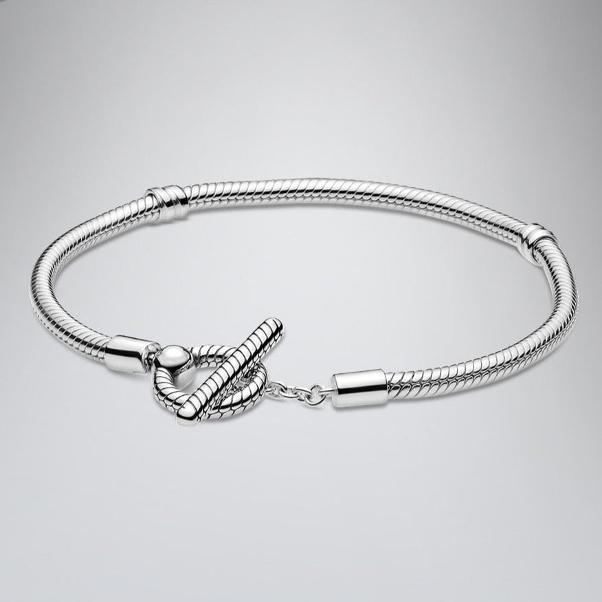 Pulseira Memory Prata para Berloques - Lavanda Lilac - Lavanda Lilac