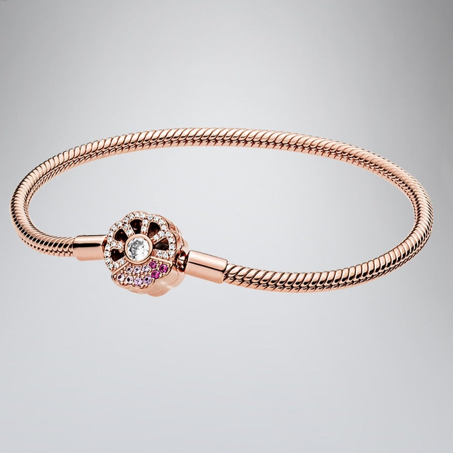 Pulseira Memory Flower para Berloques - Lavanda Lilac - Lavanda Lilac