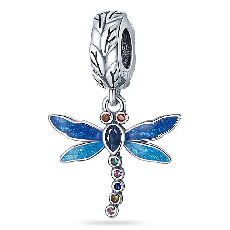 Berloque Libélula Azul Prata 925 - Lavanda Lilac - Lavanda Lilac