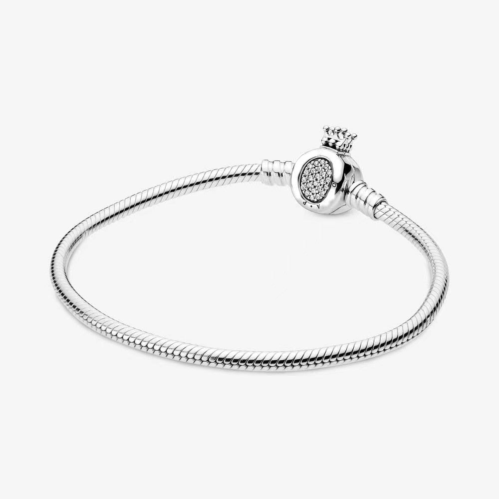 Pulseira Coroa para Berloques Prata 925 - Lavanda Lilac - Lavanda Lilac