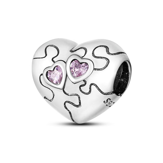 Berloque Amor Conectado Prata 925 - Coleção Meu Amor - Lavanda Lilac - Lavanda Lilac