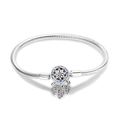Pulseira Filtro dos Sonhos para Berloque Prata 925 - Lavanda Lilac - Lavanda Lilac