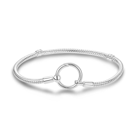 Pulseira Moments Clássica para Berloque Prata 925 - Lavanda Lilac - Lavanda Lilac