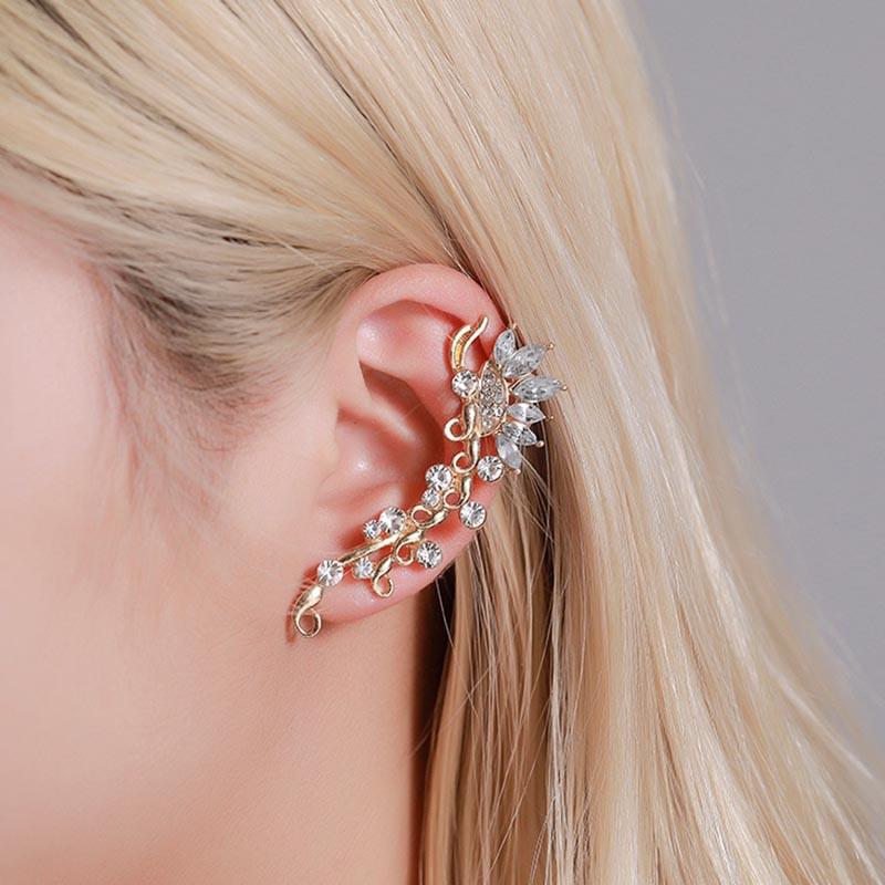 Brinco Earcuff Caminho da Borboleta - Lavanda Lilac - Lavanda Lilac