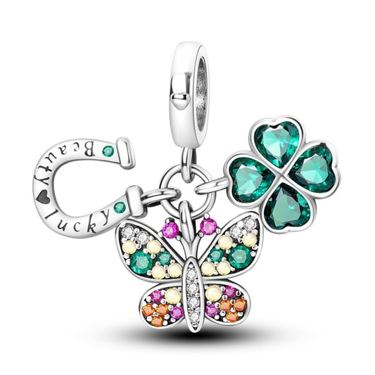 Berloque Amuletos da Sorte Prata 925 - Lavanda Lilac - Lavanda Lilac