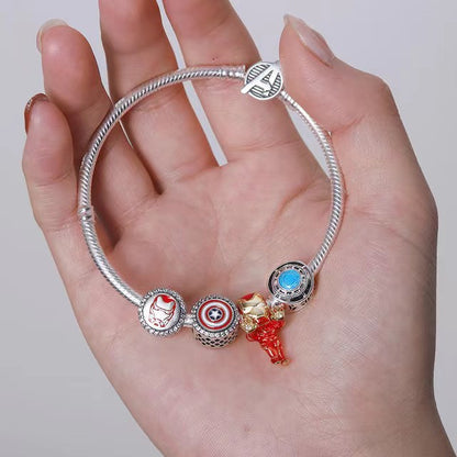 Pulseira Avengers Berloque Prata 925 - Lavanda Lilac - Lavanda Lilac