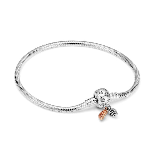 Pulseira Momentos para Berloque Prata 925 - Lavanda Lilac - Lavanda Lilac